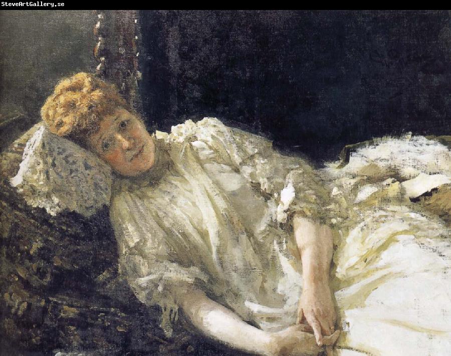 Ilia Efimovich Repin Al Jean portrait